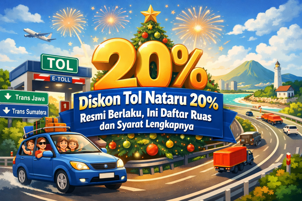 Ilustrasi Diskon Tol Nataru 2026