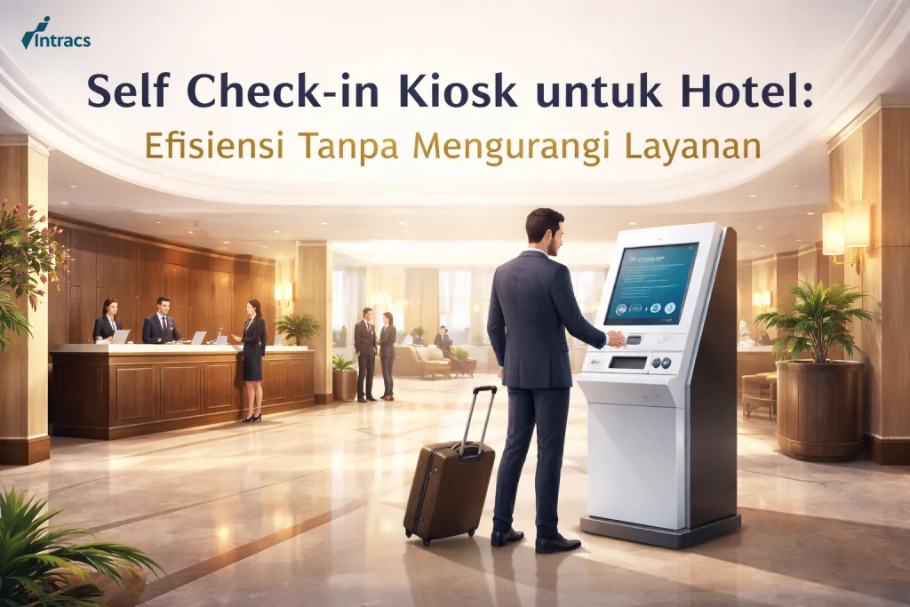 Ilustrasi Self Check In Kiosk Hotel