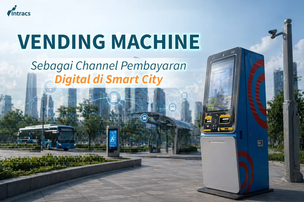 ilustrasi vending machine smart city